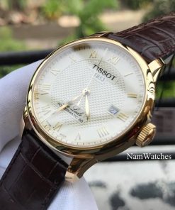 dong ho Tissot Le Locle Powermatic 80 Gold Leather - T006.407.36.263.00