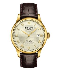 dong ho Tissot Le Locle Powermatic 80 Gold Leather - T006.407.36.263.00