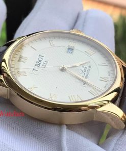 dong ho Tissot Le Locle Powermatic 80 Gold Leather - T006.407.36.263.00