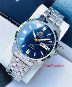 dong ho Orient Automatic Three Star Blue Steel – RA-AB0019L19B