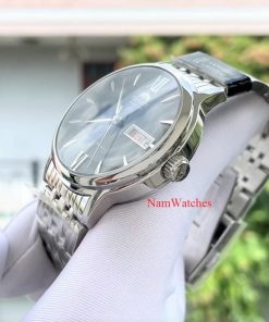 dong ho Orient Day Date Japan Made Black Steel – SAA05003BB