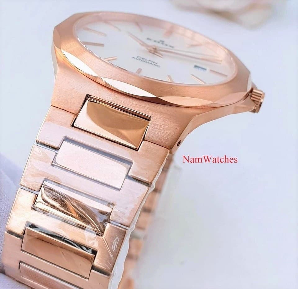 80117-37RM-AIR (5) dong ho Edox Delfin Automatic Rose Gold Steel – 80117-37RM-AIR