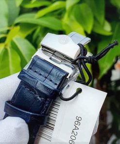 dong ho Bulova Wilton Open Heart White Blue Leather – 96A206