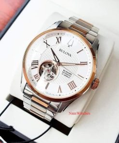 dong ho Bulova Wilton Open Heart Demi Rose Gold – 98A213