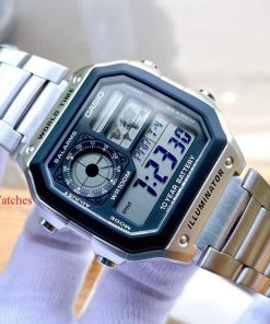 dong ho Casio World Time Square Steel – AE-1200WHD-1AVDF