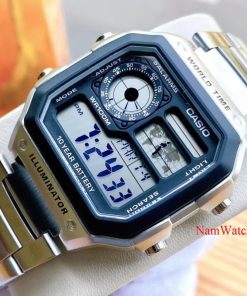 dong ho Casio World Time Square Steel – AE-1200WHD-1AVDF