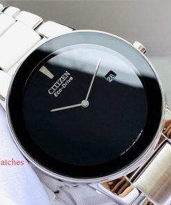dong ho Citizen Eco-drive Axiom Black Steel – AU1060-51E