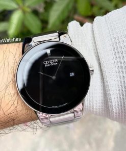 dong ho Citizen Eco-drive Axiom Black Steel – AU1060-51E