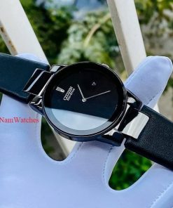 dong ho Citizen Eco-drive Axiom Full Black Leather – AU1065-07E