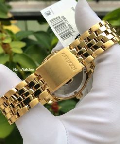 dong ho Citizen Eco-drive Corso Diamond Black Gold Steel – BM7252-51G