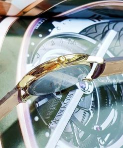 dong ho FC Quartz Slimline Date Gold Leather – FC-220V5S5