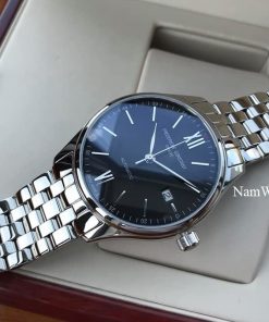 dong ho FC Classic Index Automatic Black Steel – FC-303BN5B6B