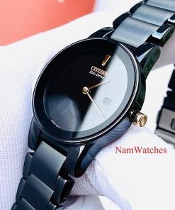 dong ho Citizen Eco-drive Axiom Ladies Full Black – GA1055-57F