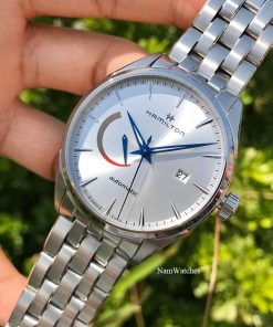dong ho Hamilton Jazzmaster Power Reserve Silver Steel – H32635181