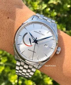 dong ho Hamilton Jazzmaster Power Reserve Silver Steel – H32635181