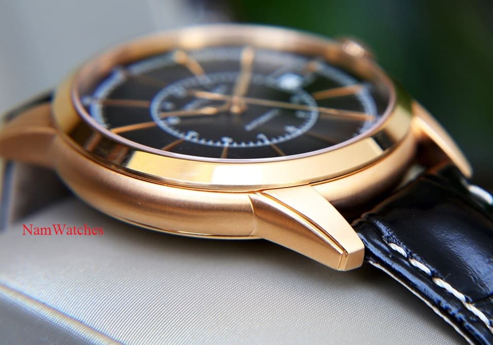 H40505731 (7) dong ho Hamilton Railroad Black Rose Gold Leather – H40505731
