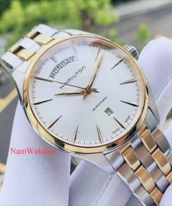 dong ho Hamilton Jazzmaster Day Date Demi Rose Gold – H42525251