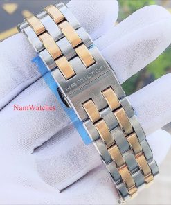 dong ho Hamilton Jazzmaster Day Date Demi Rose Gold – H42525251