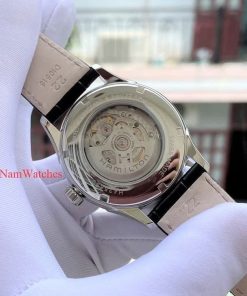 dong ho Hamilton Jazzmaster Day Date Black Leather – H42565731