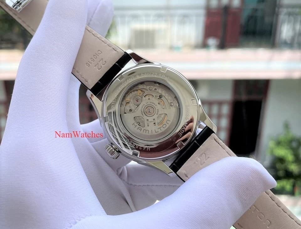 H42565731 (7) dong ho Hamilton Jazzmaster Day Date Black Leather – H42565731