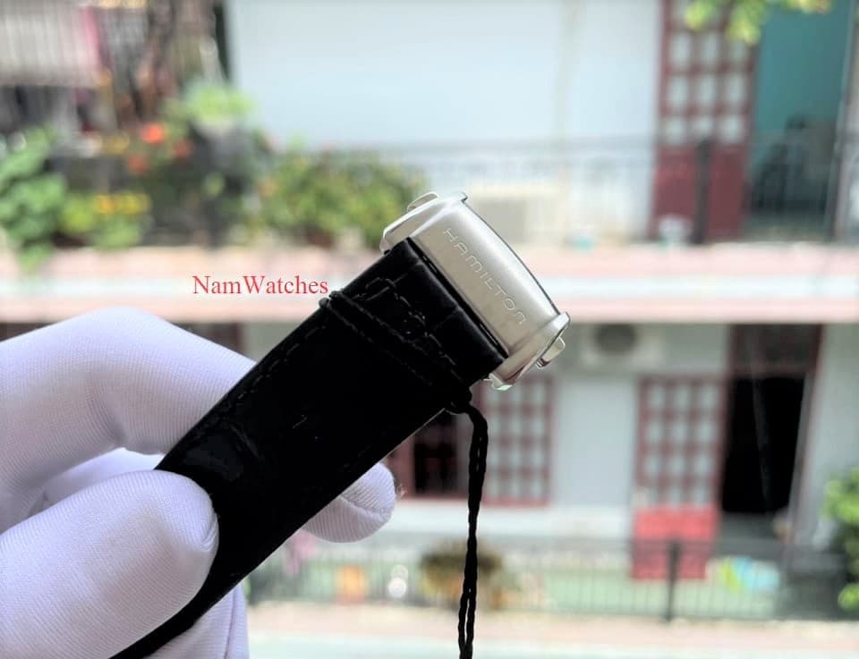 H42565731 (8) dong ho Hamilton Jazzmaster Day Date Black Leather – H42565731