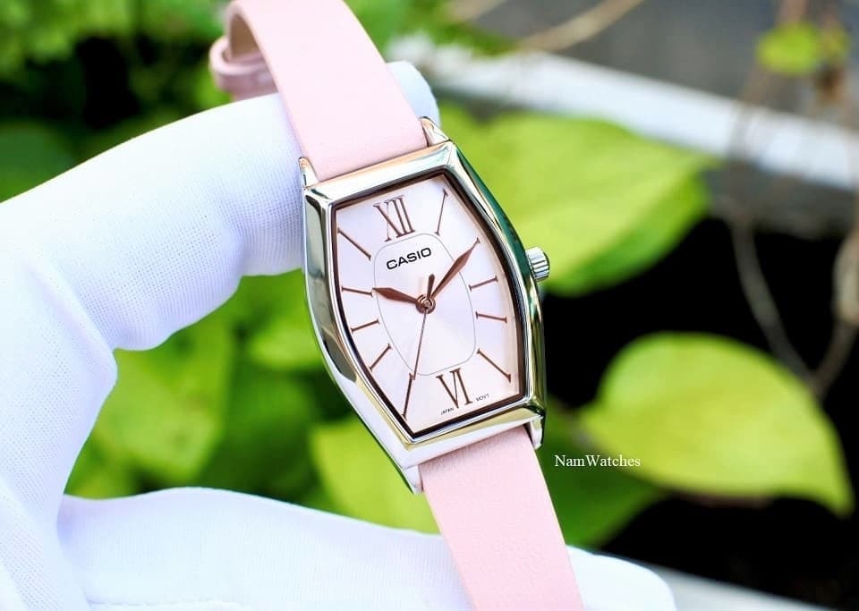 LTP-E167L-4ADF (1) dong ho Casio Quartz Oval Ladies Pink Leather – LTP-E167L-4ADF