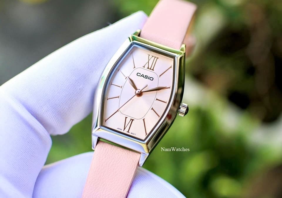 LTP-E167L-4ADF (2) dong ho Casio Quartz Oval Ladies Pink Leather – LTP-E167L-4ADF