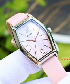 dong ho Casio Quartz Oval Ladies Pink Leather – LTP-E167L-4ADF