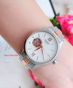 dong ho Orient Open Heart Ladies Demi Rose Gold – RA-AG0020S10B