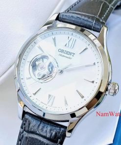 dong ho Orient Open Heart Ladies White Leather – RA-AG0025S10B