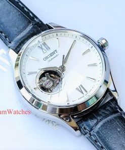dong ho Orient Open Heart Ladies White Leather – RA-AG0025S10B