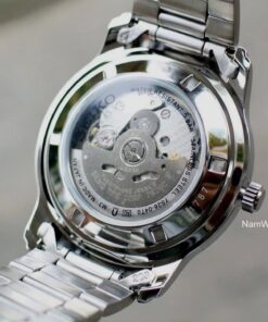 dong ho Seiko 5 Grey Blue Steel – SNKP17J1