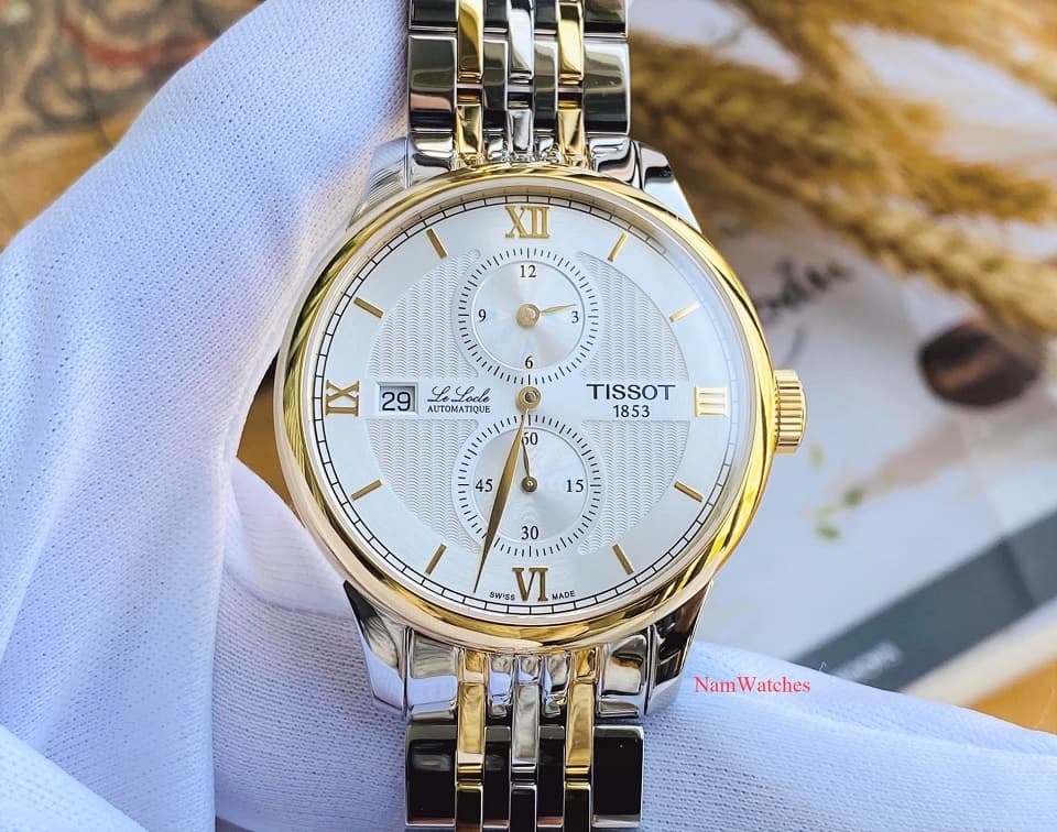 T0064282203802 (8) dong ho Tissot Le Locle Regulator Demi Gold – T006.428.22.038.02