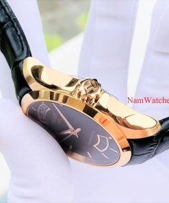 dong ho Tissot Couturier Day Date Black Rose Gold Leather – T035.407.36.051.01