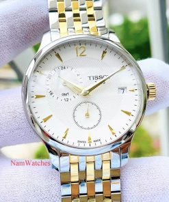 dong ho Tissot Tradition Quartz GMT Demi Gold – T063.639.22.037.00