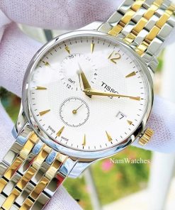 dong ho Tissot Tradition Quartz GMT Demi Gold – T063.639.22.037.00