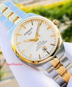 dong ho Tissot PR100 Powermatic 80 COSC Demi Gold – T101.408.22.031.00