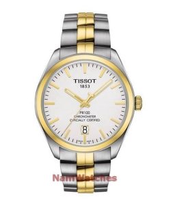 dong ho Tissot PR100 Powermatic 80 COSC Demi Gold – T101.408.22.031.00