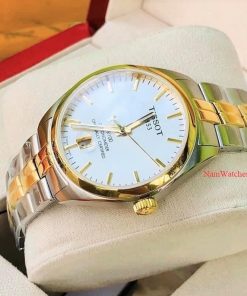 dong ho Tissot PR100 Powermatic 80 COSC Demi Gold – T101.408.22.031.00