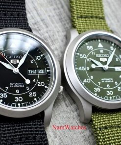 dong ho Seiko 5 Sports quân đội 37mm