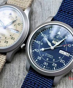 dong ho Seiko 5 Sports quân đội 37mm