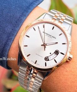 dong ho Raymond Weil Freelancer Date Demi Rose Gold – 2770-SP5-65011