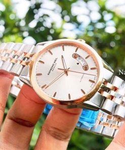 dong ho Raymond Weil Freelancer Date Demi Rose Gold – 2770-SP5-65011