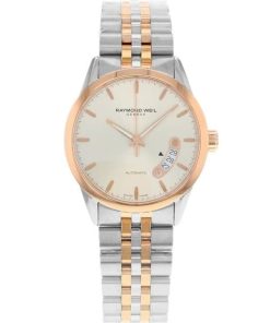 dong ho Raymond Weil Freelancer Date Demi Rose Gold – 2770-SP5-65011