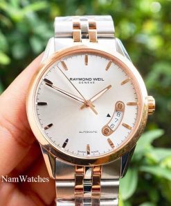 dong ho Raymond Weil Freelancer Date Demi Rose Gold – 2770-SP5-65011