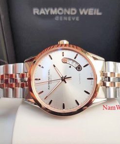 dong ho Raymond Weil Freelancer Date Demi Rose Gold – 2770-SP5-65011