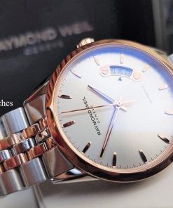 dong ho Raymond Weil Freelancer Date Demi Rose Gold – 2770-SP5-65011