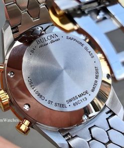 dong ho Bulova Accu-Swiss Murren Demi Gold – 65C113