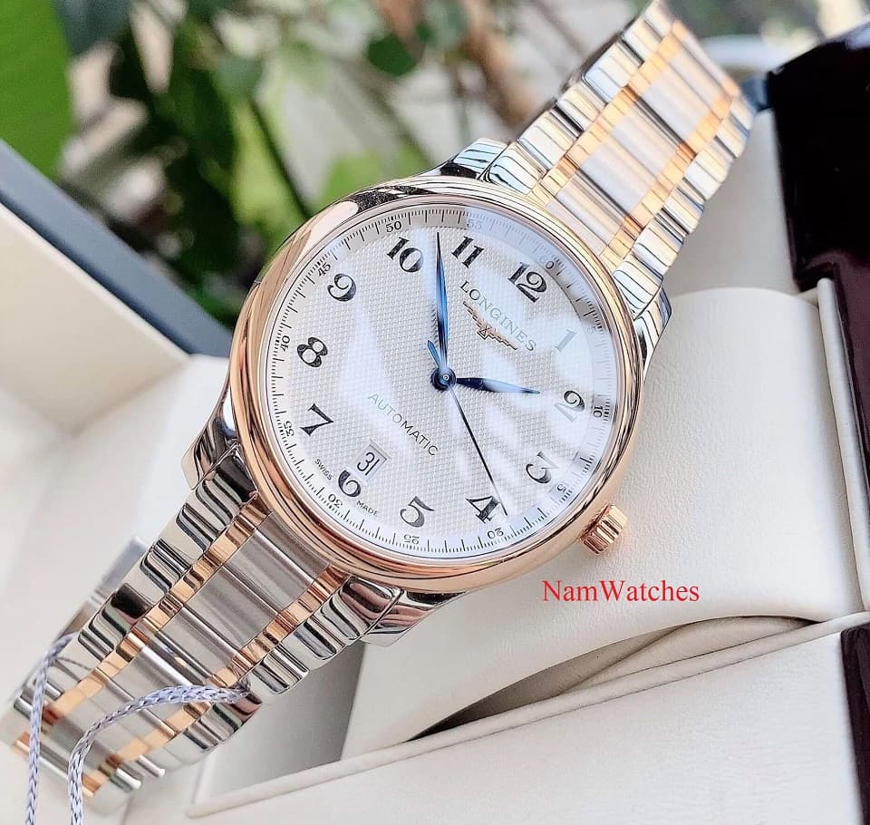L26285797 (1) dong ho Longines Master Date Demi 18K Rose Gold - L26285797