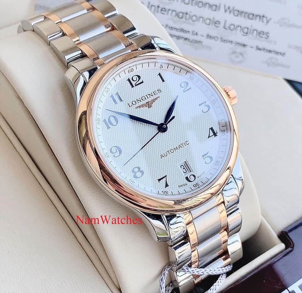 L26285797 (2) dong ho Longines Master Date Demi 18K Rose Gold - L26285797